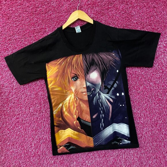 Good and Evil Double Sided Kingdom Hearts Sora Tshirt size small - Picture 2 of 5